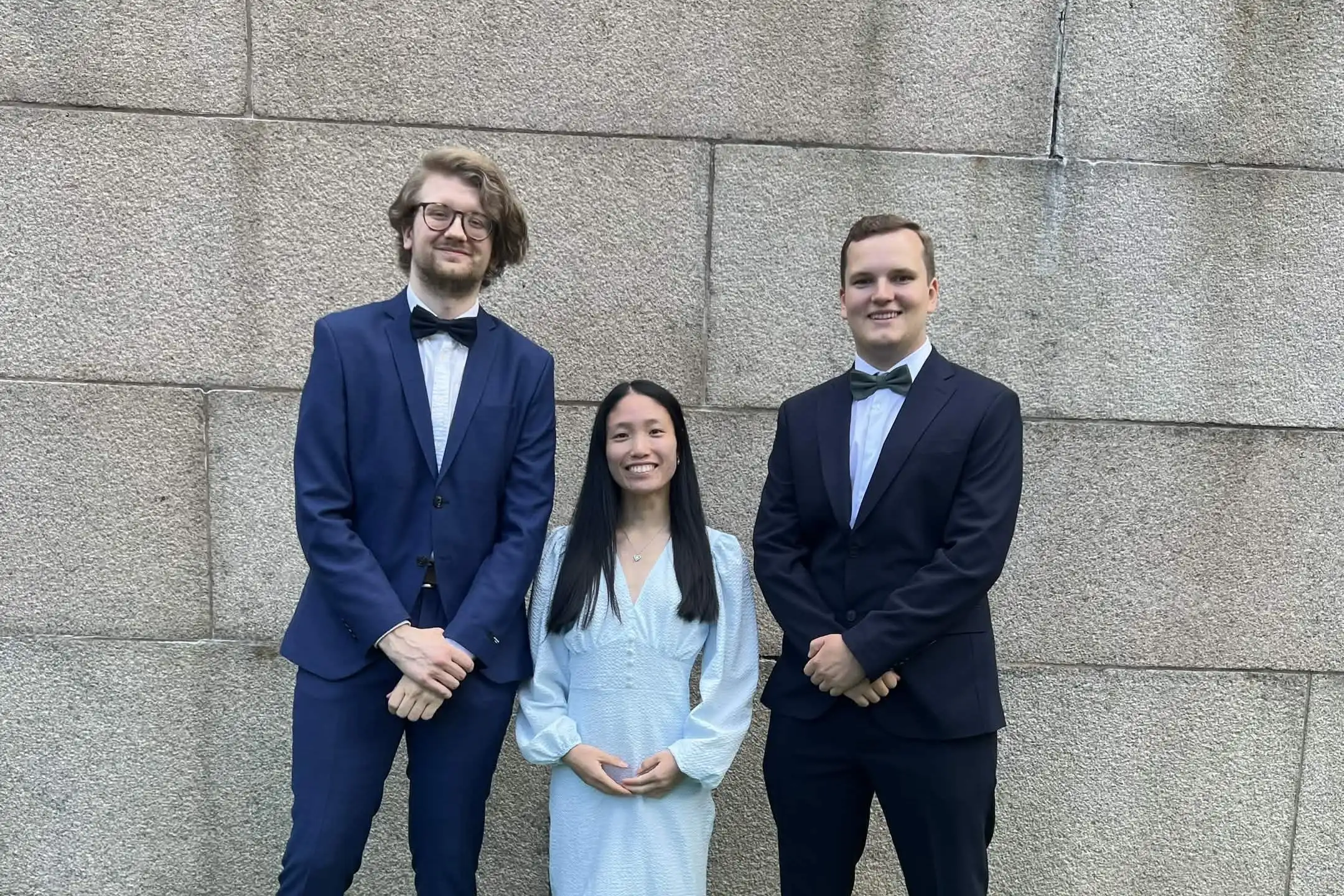 Lorentzo-teamet: William Johansson, Ling Svahn och Erik Lidbom